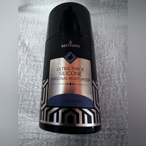 Sensuva Ultra Thick Silicone personal moisturizer lubricant. 1.7oz airtight pump